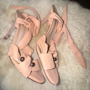 SCHUTZ Women's Blush delicious ankle wrap Heels